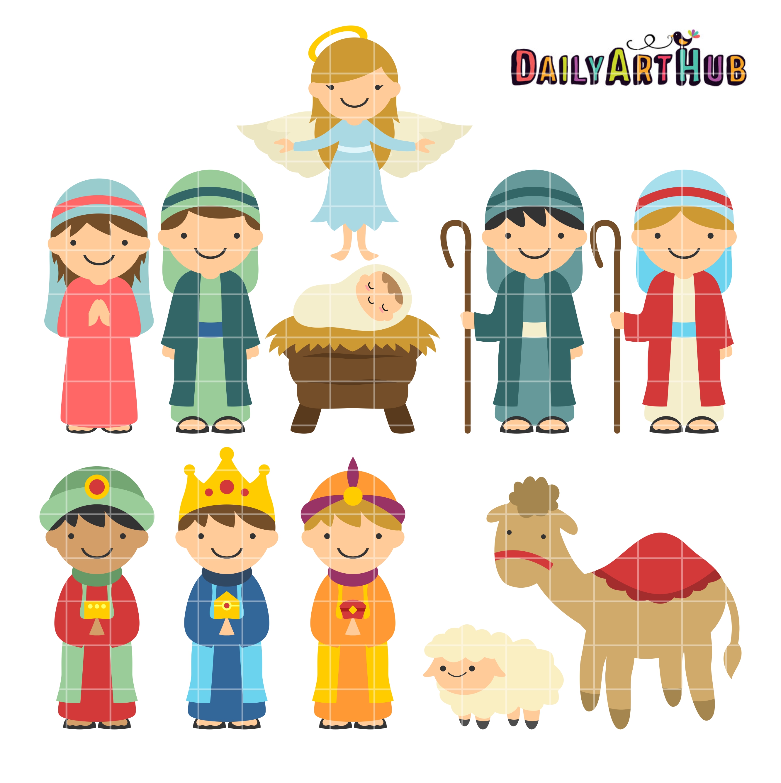 christmas nativity clipart images - photo #18