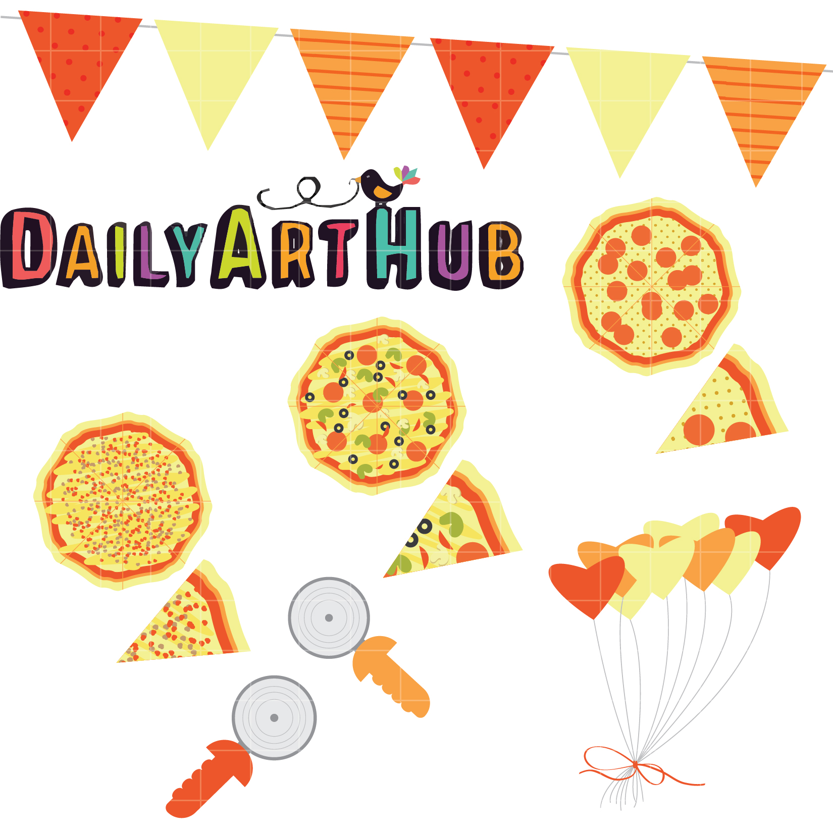 clipart pizza party - photo #18