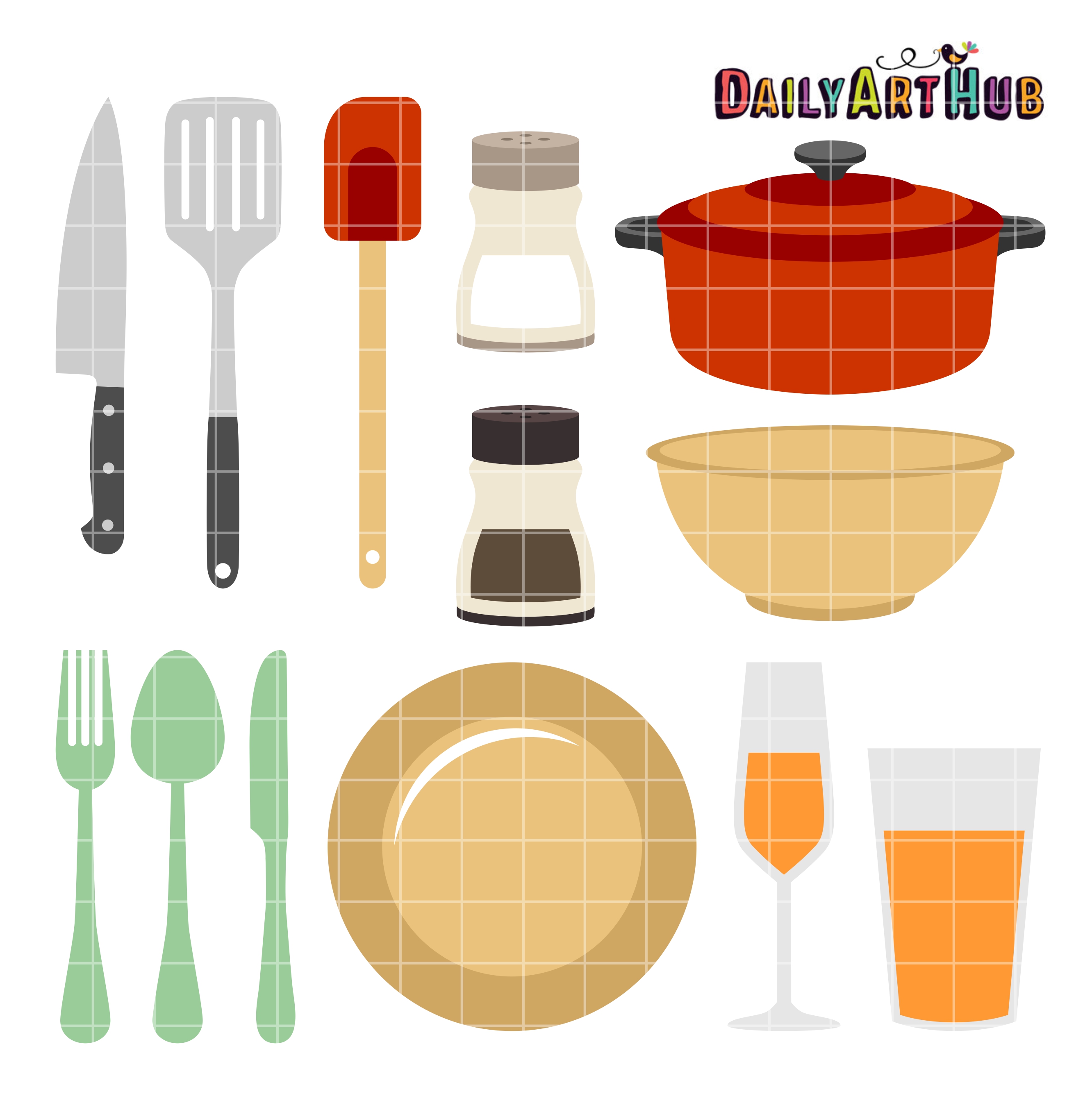 clipart of kitchen items - photo #2