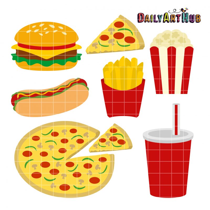 clipart of fast food - photo #5
