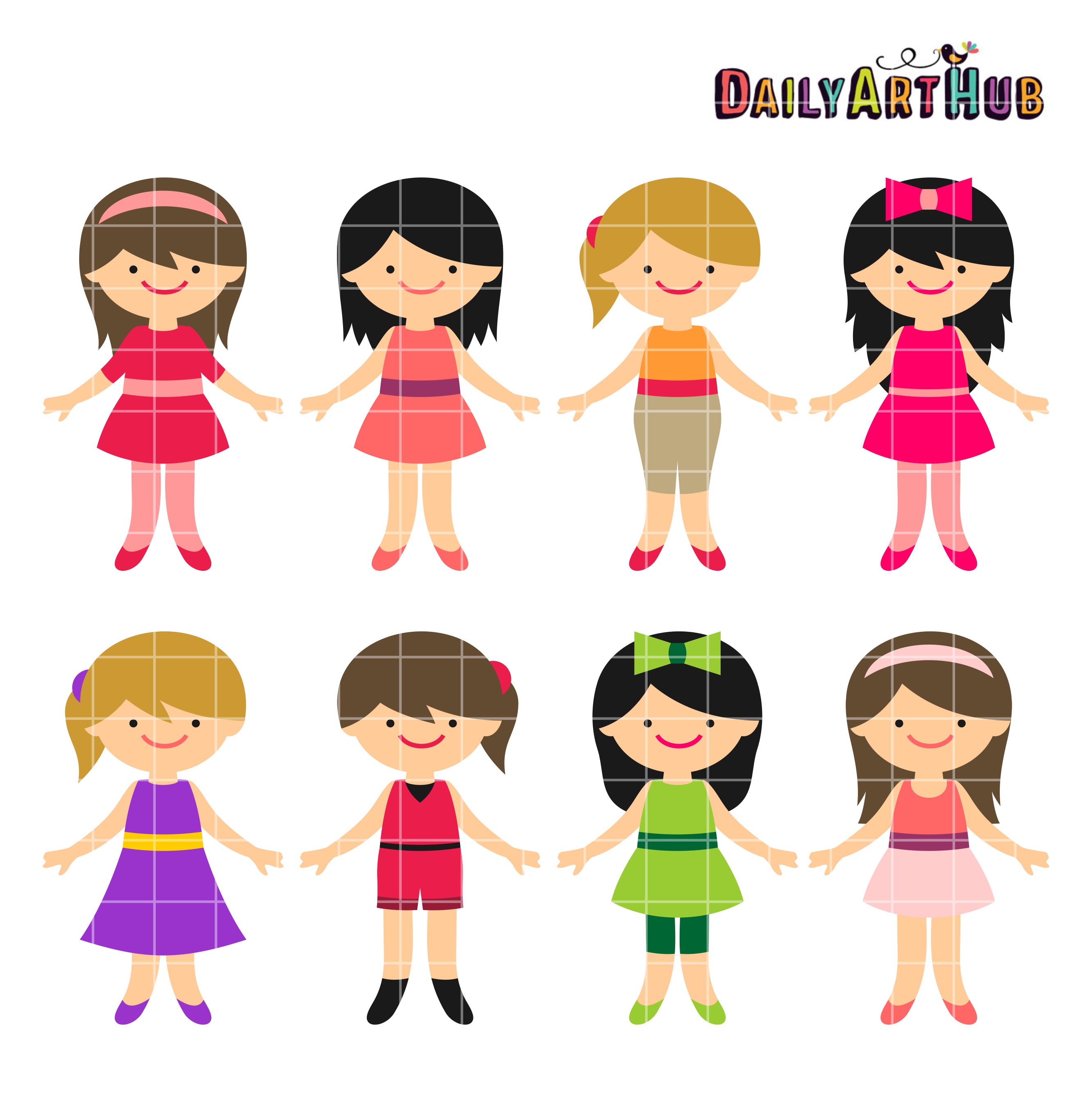 little girl clipart images - photo #37