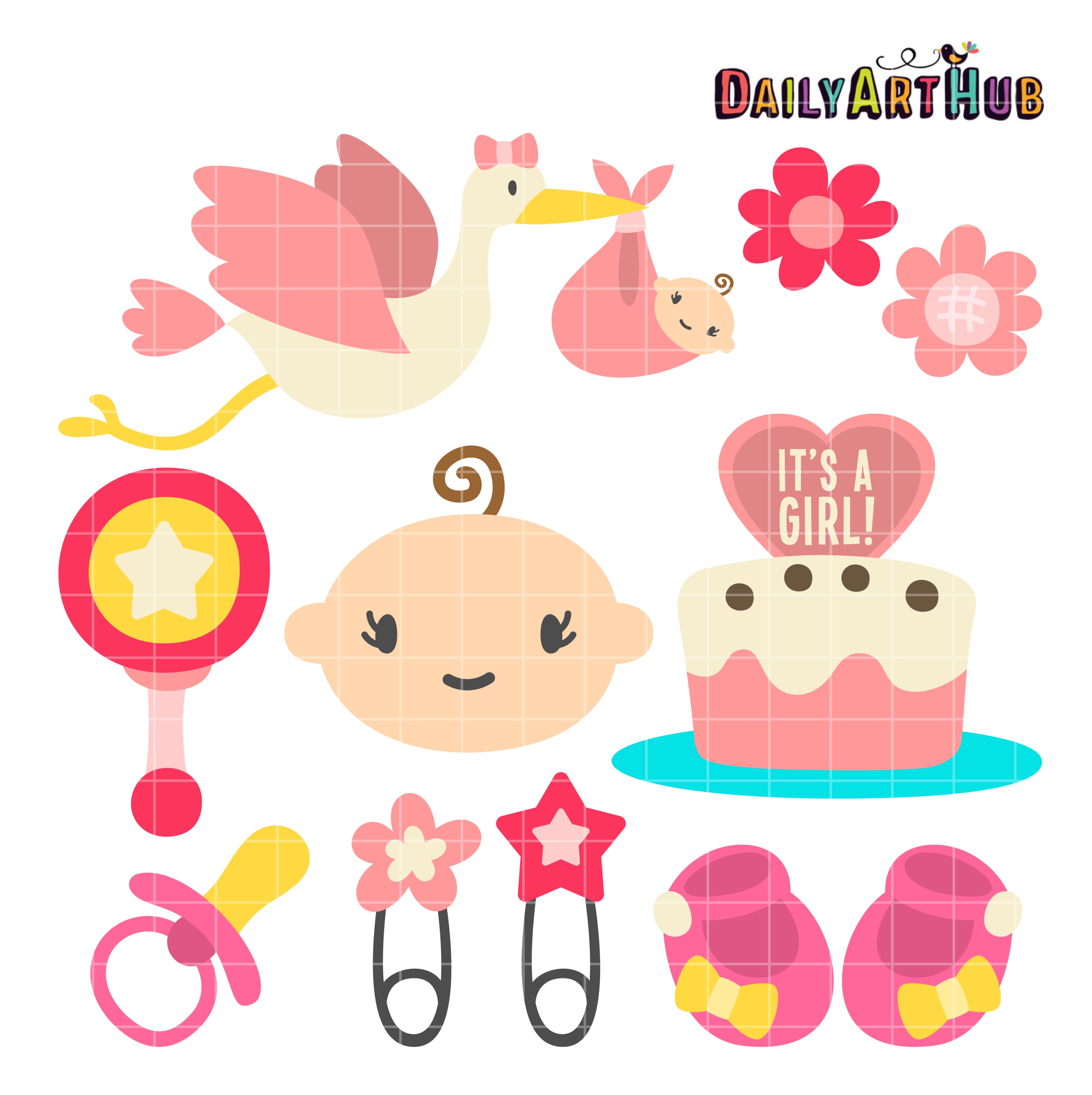 baby girl shower pictures clip art - photo #20