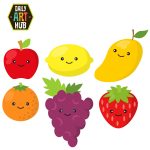 Cute Fruits Clip Art Set – Daily Art Hub // Graphics, Alphabets & SVG