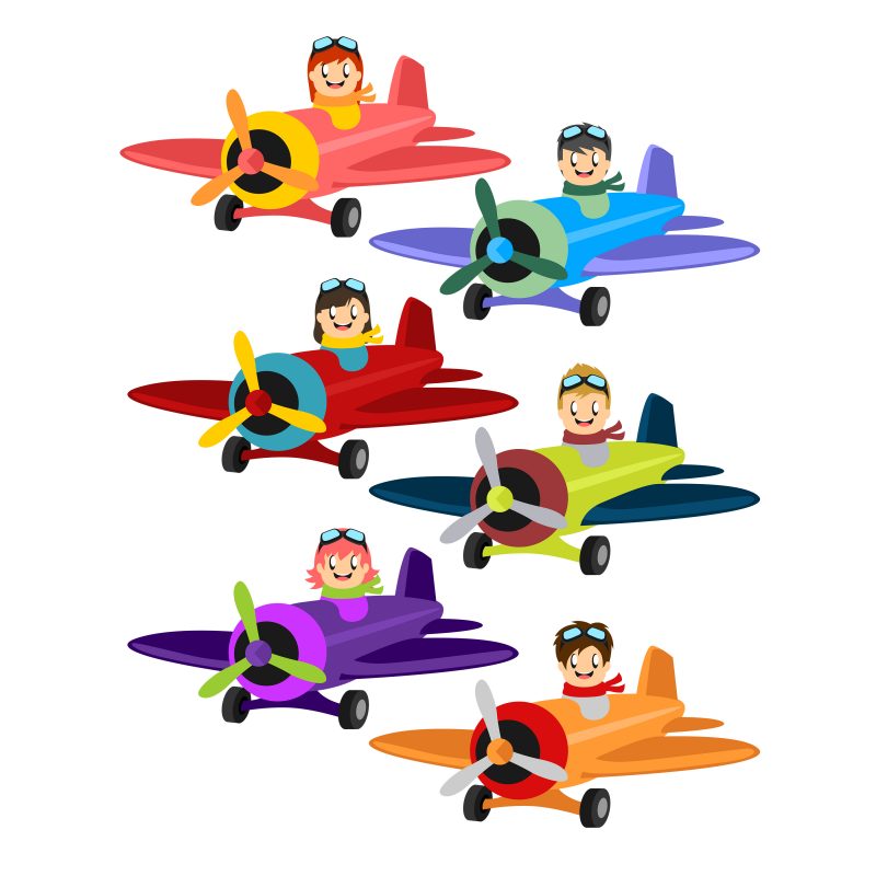 Cute Planes Clip Art Set | Daily Art Hub - Free Clip Art Everyday