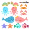 Cute Baby Sea Animals Clip Art Set – Daily Art Hub – Free Clip Art Everyday