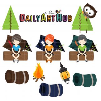 Camping Clip Art Set – Daily Art Hub – Free Clip Art Everyday