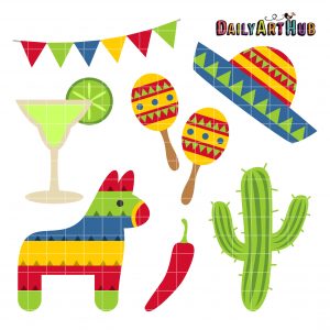 Cinco de Mayo Clip Art Set – Daily Art Hub // Graphics, Alphabets & SVG