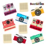 Retro Camera Clip Art Set – Daily Art Hub // Graphics, Alphabets & SVG