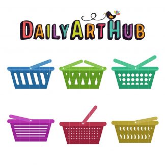 Market Basket Clip Art Set – Daily Art Hub – Free Clip Art Everyday