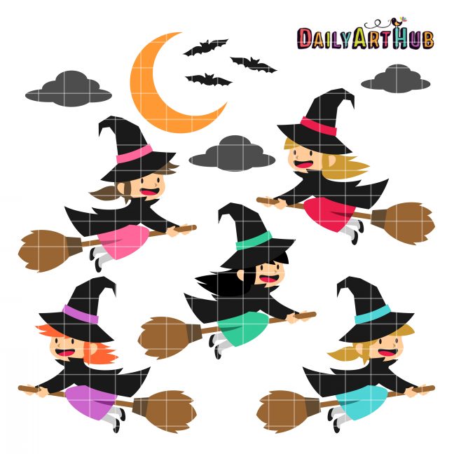 Halloween Ribbons Clip Art Set – Daily Art Hub – Free Clip Art Everyday