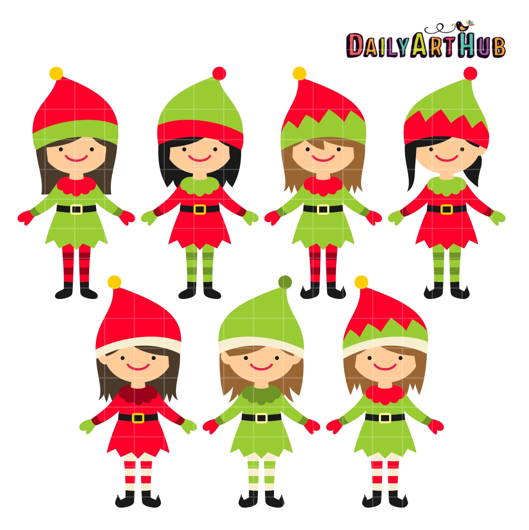 7,018 Christmas Elves Clip Art Royalty-Free Photos And