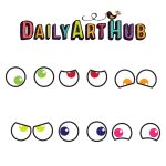 Wiggly Eyes Clip Art Set | Daily Art Hub