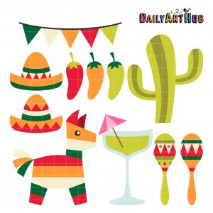 Cinco De Mayo Fiesta Clip Art Set – Daily Art Hub // Graphics ...