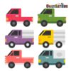 Mini Trucks Clip Art Set – Daily Art Hub    Graphics, Alphabets & Svg