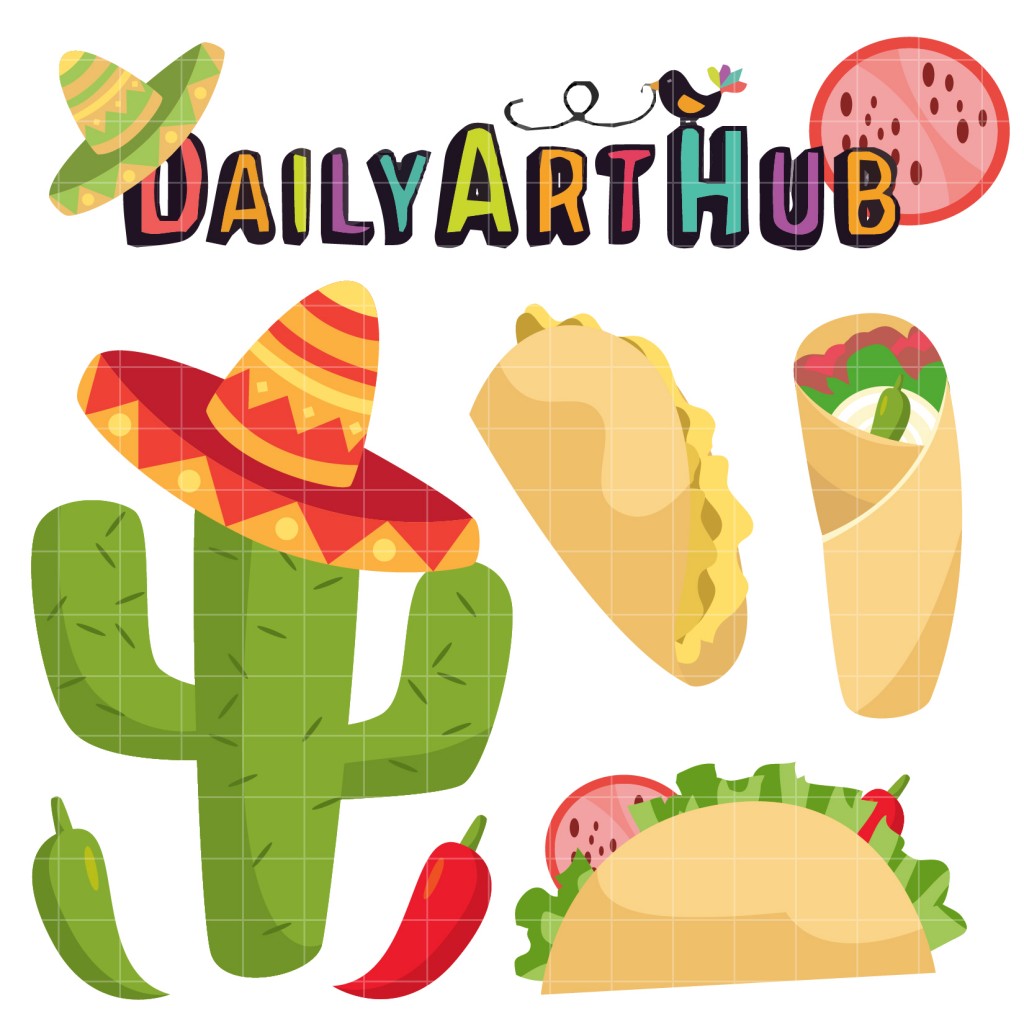 Delicious Taco Clip Art Set – Daily Art Hub // Graphics, Alphabets & SVG