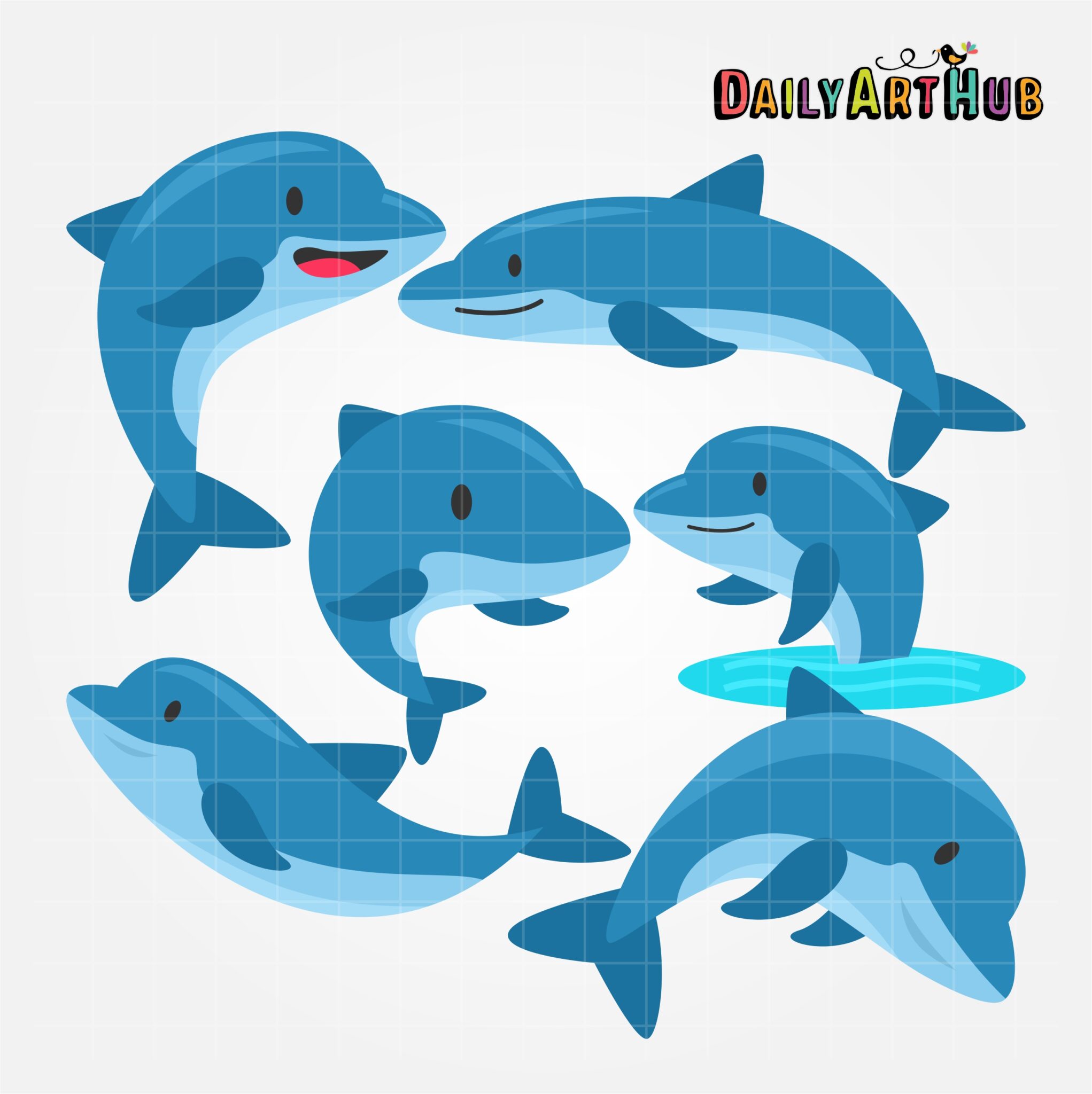 clip art dolphin