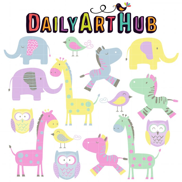 Baby Animals Clip Art Set – Daily Art Hub // Graphics, Alphabets & SVG