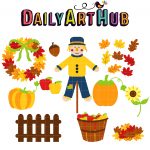 Fall Season Fun Clip Art Set – Daily Art Hub // Graphics, Alphabets & SVG