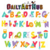 Baby Alphabet Clip Art Set – Daily Art Hub // Graphics, Alphabets & SVG