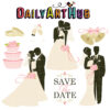 Wedding Couples Clip Art Set – Daily Art Hub – Free Clip Art Everyday