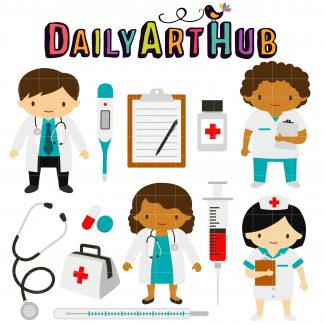 Little Doctors Clip Art Set – Daily Art Hub – Free Clip Art Everyday