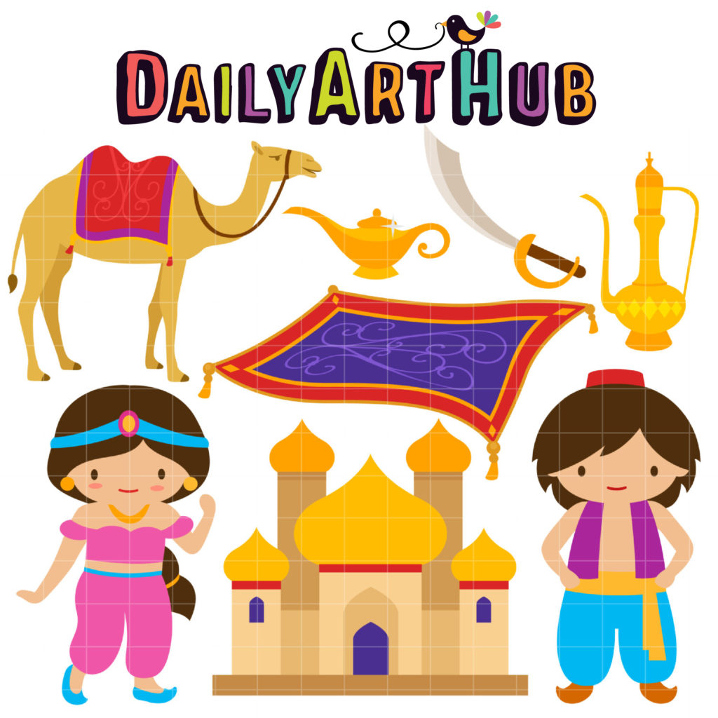 Arabian Days Clip Art Set Daily Art Hub Graphics Alphabets And Svg