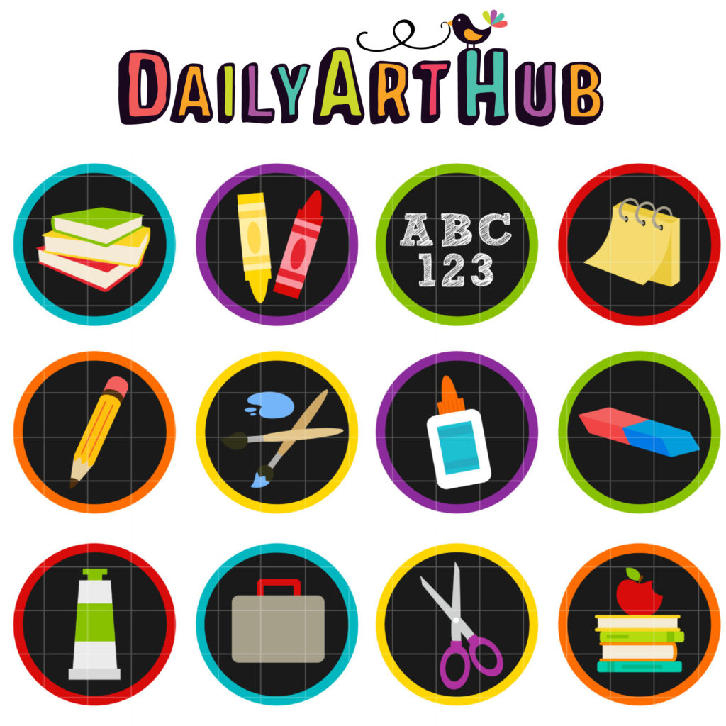 school-is-cool-collage-sheet-clip-art-set-daily-art-hub-graphics