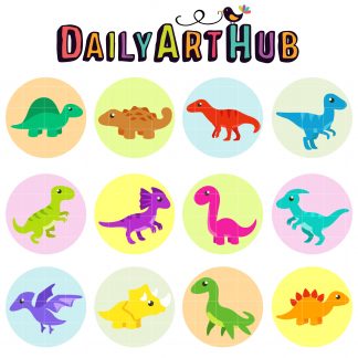 Download Baby Dino Collage Sheet Clip Art Set Daily Art Hub Free Clip Art Everyday