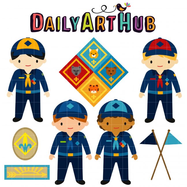 Cub Scouts Clip Art Set Daily Art Hub Free Clip Art Everyday