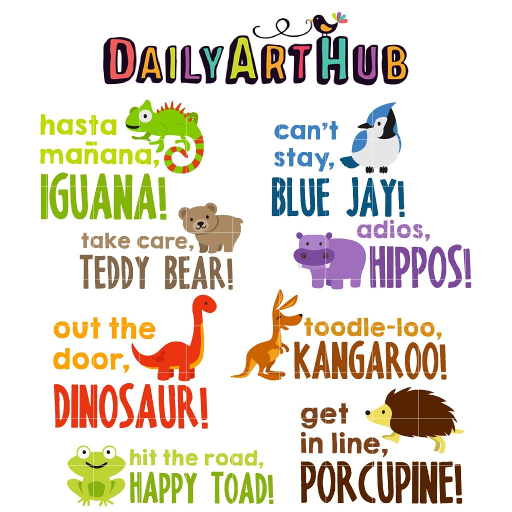 animal-catch-phrases-badges-clip-art-set-daily-art-hub-graphics