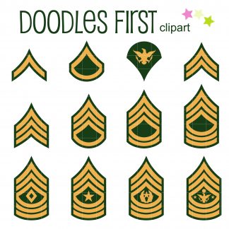 Military Ranks Clip Art Set – Daily Art Hub – Free Clip Art Everyday