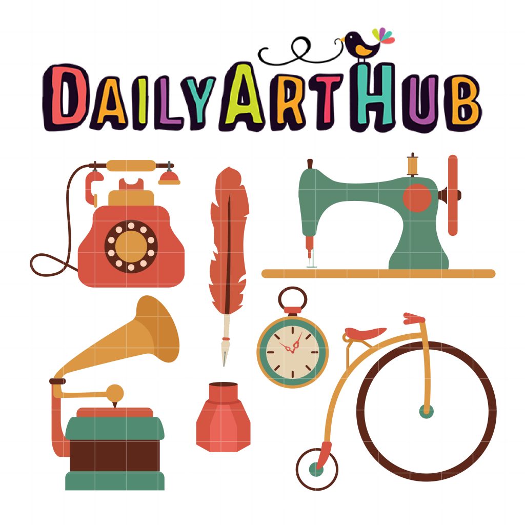 Antique Collection Art Set Daily Art Hub // Graphics, Alphabets & SVG