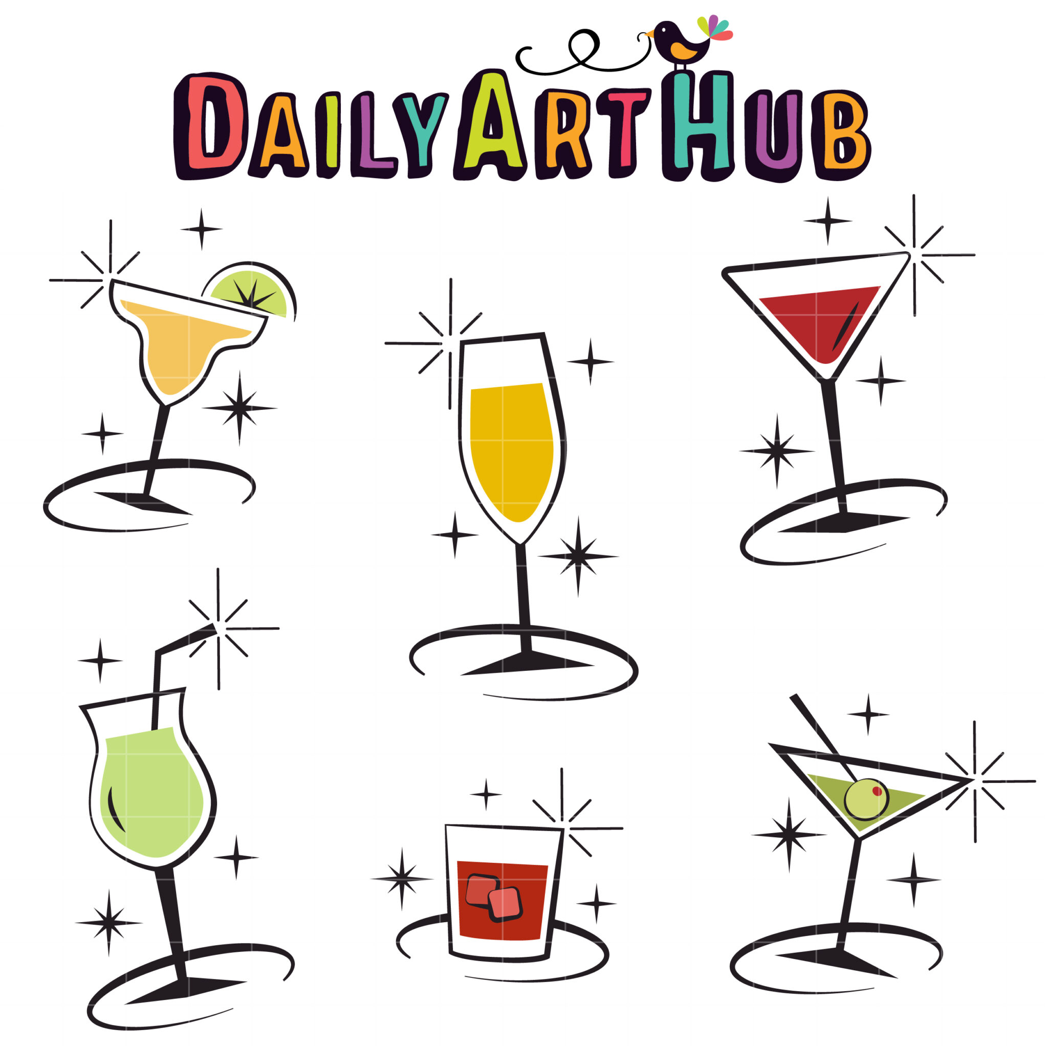 cocktail clipart