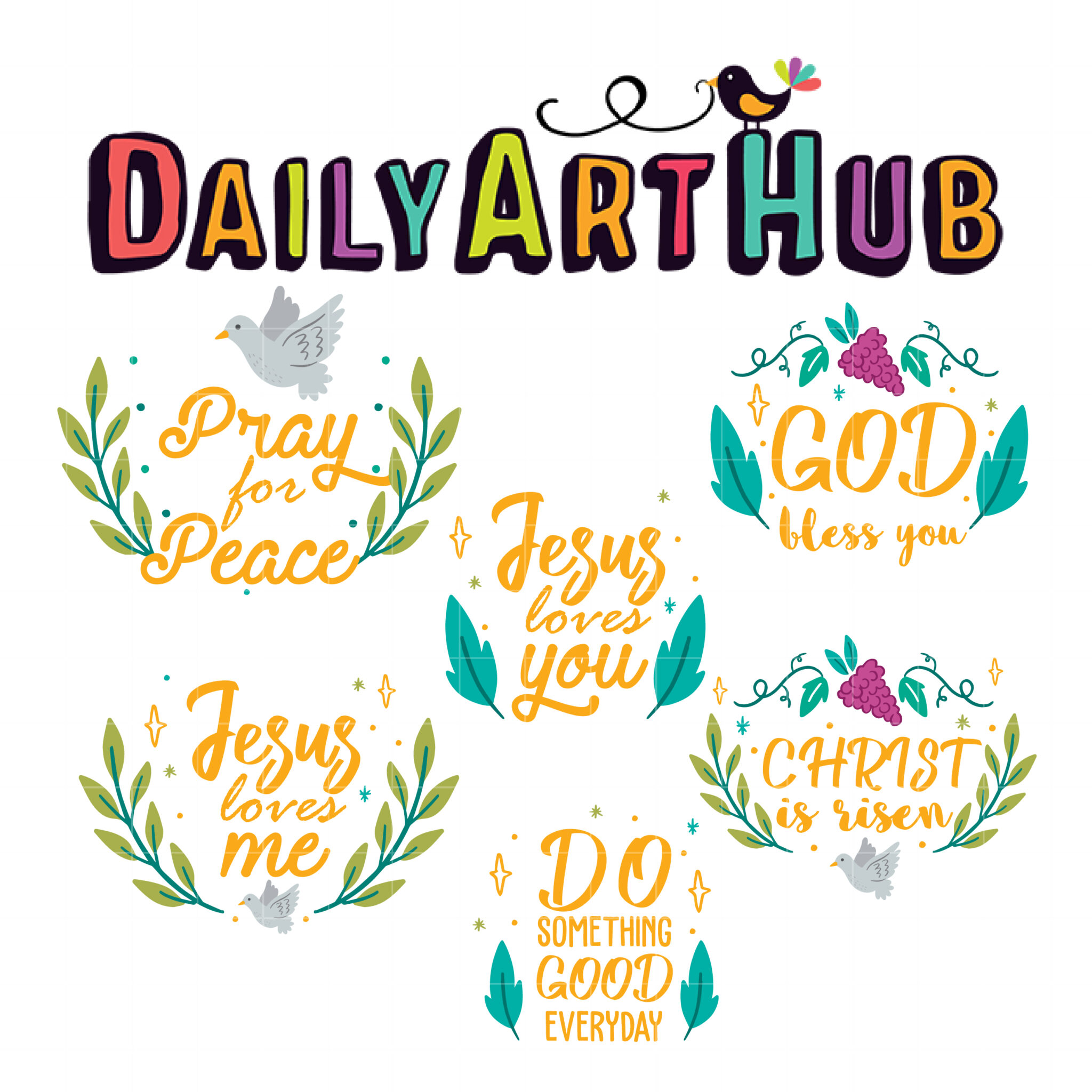 happy thoughts prayers clip art