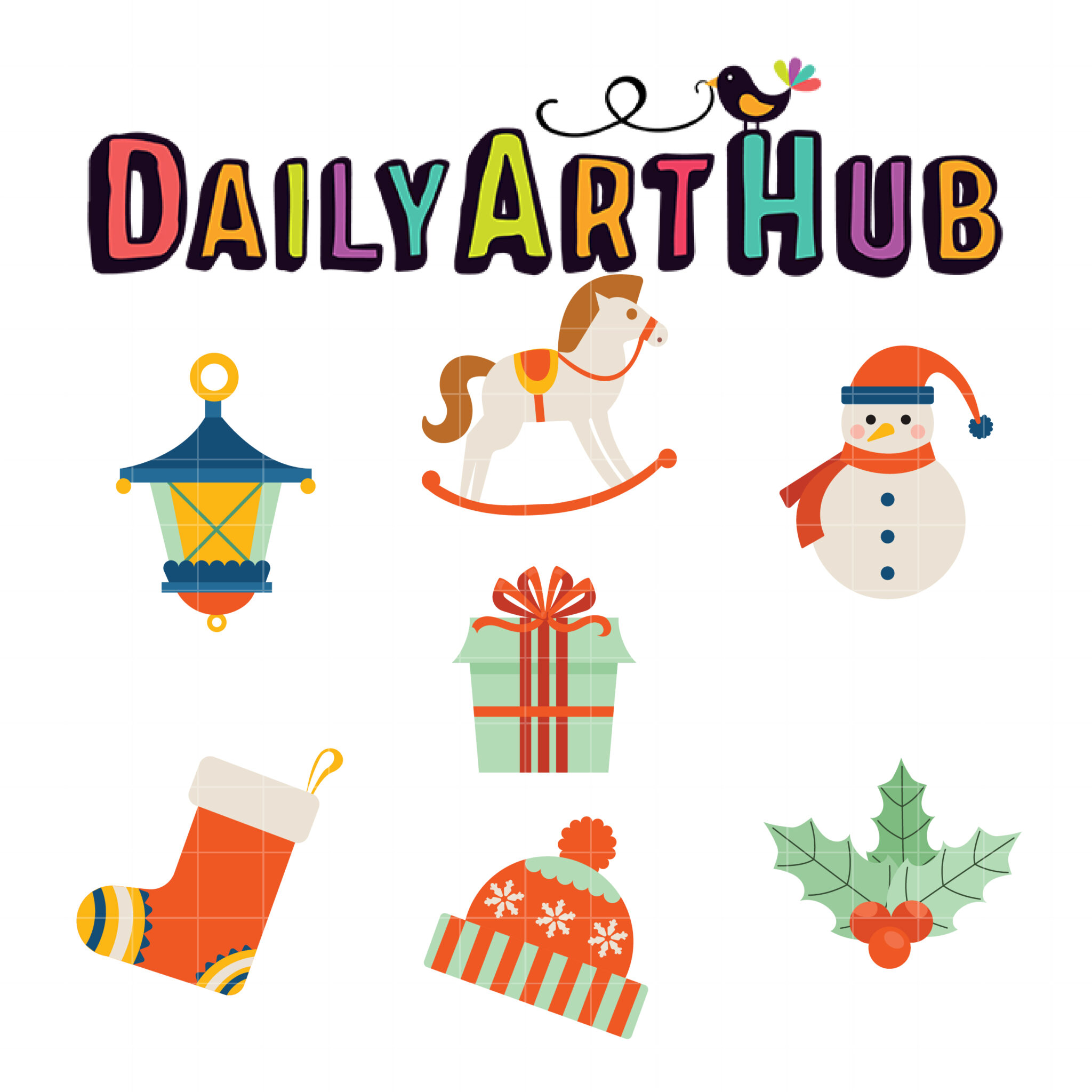 Christmas Buttons Clip Art Set – Daily Art Hub // Graphics, Alphabets & SVG