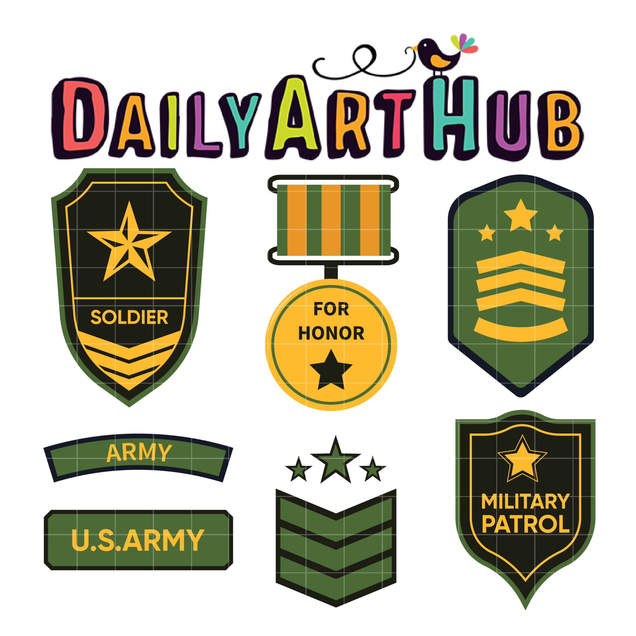 military graphics clip art