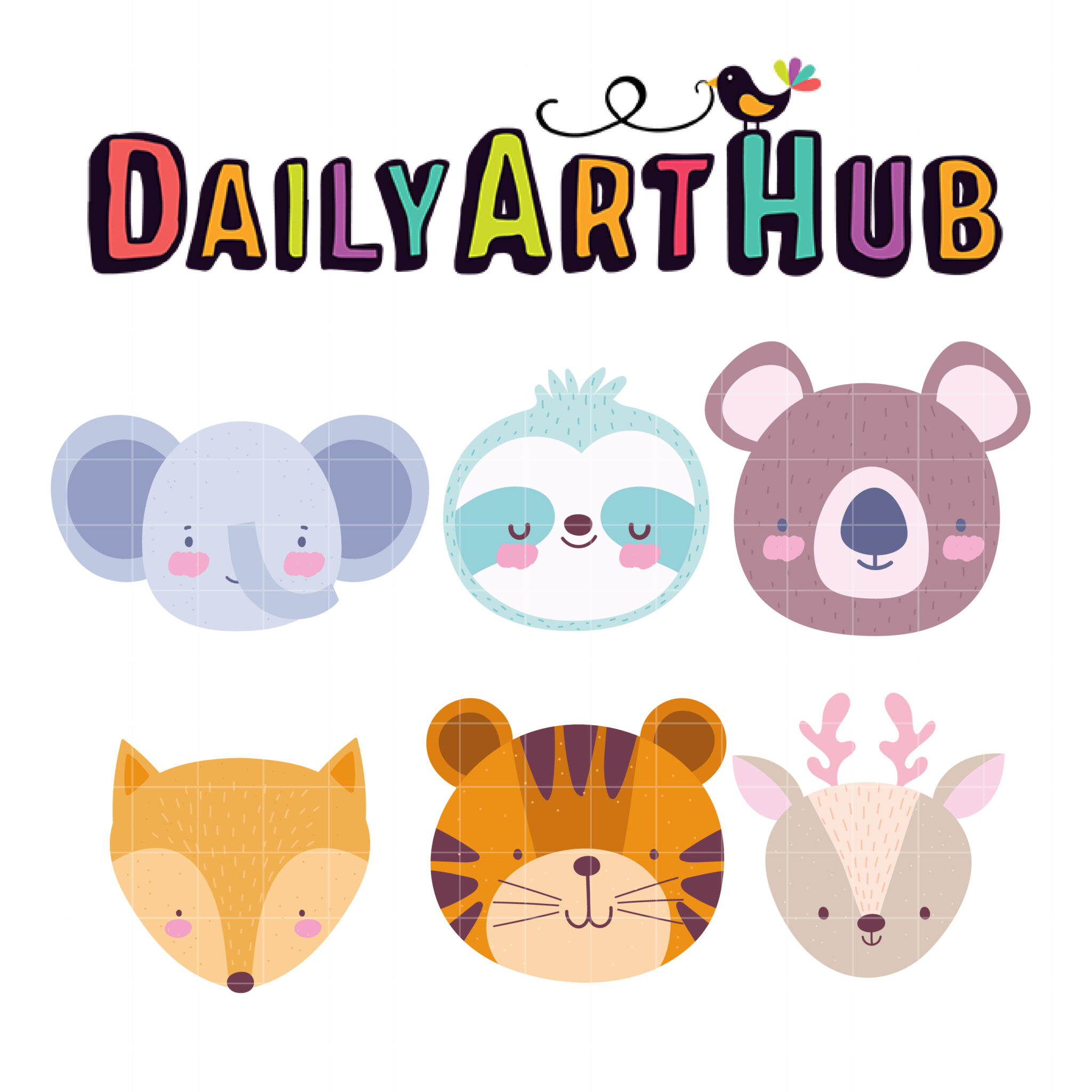 Pool Party Animals Clip Art Set – Daily Art Hub // Graphics, Alphabets & SVG