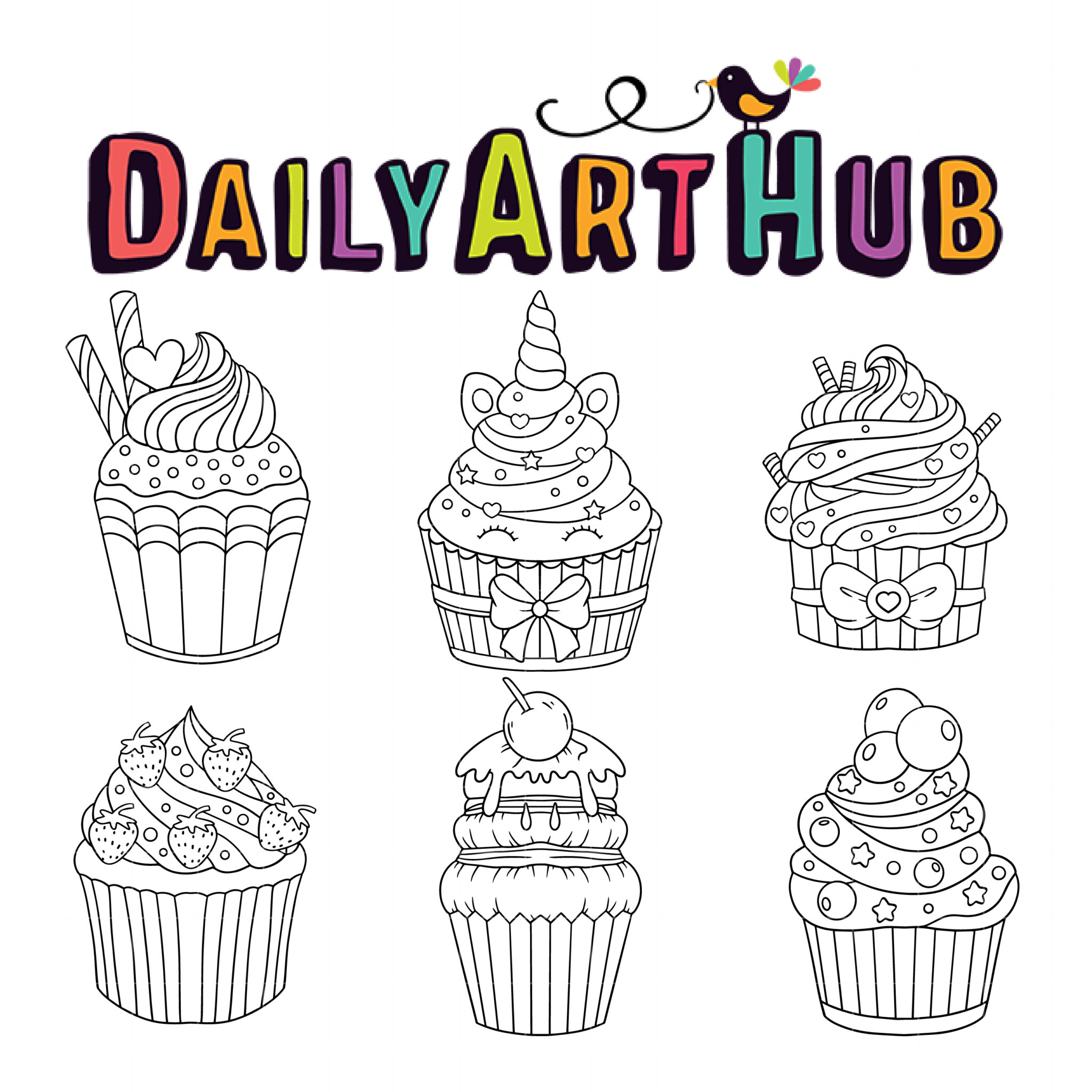 Muffin Drawing - Etsy Sweden