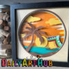 Tropical Dreams Shadowbox Files for Cricut and Cutting Machine