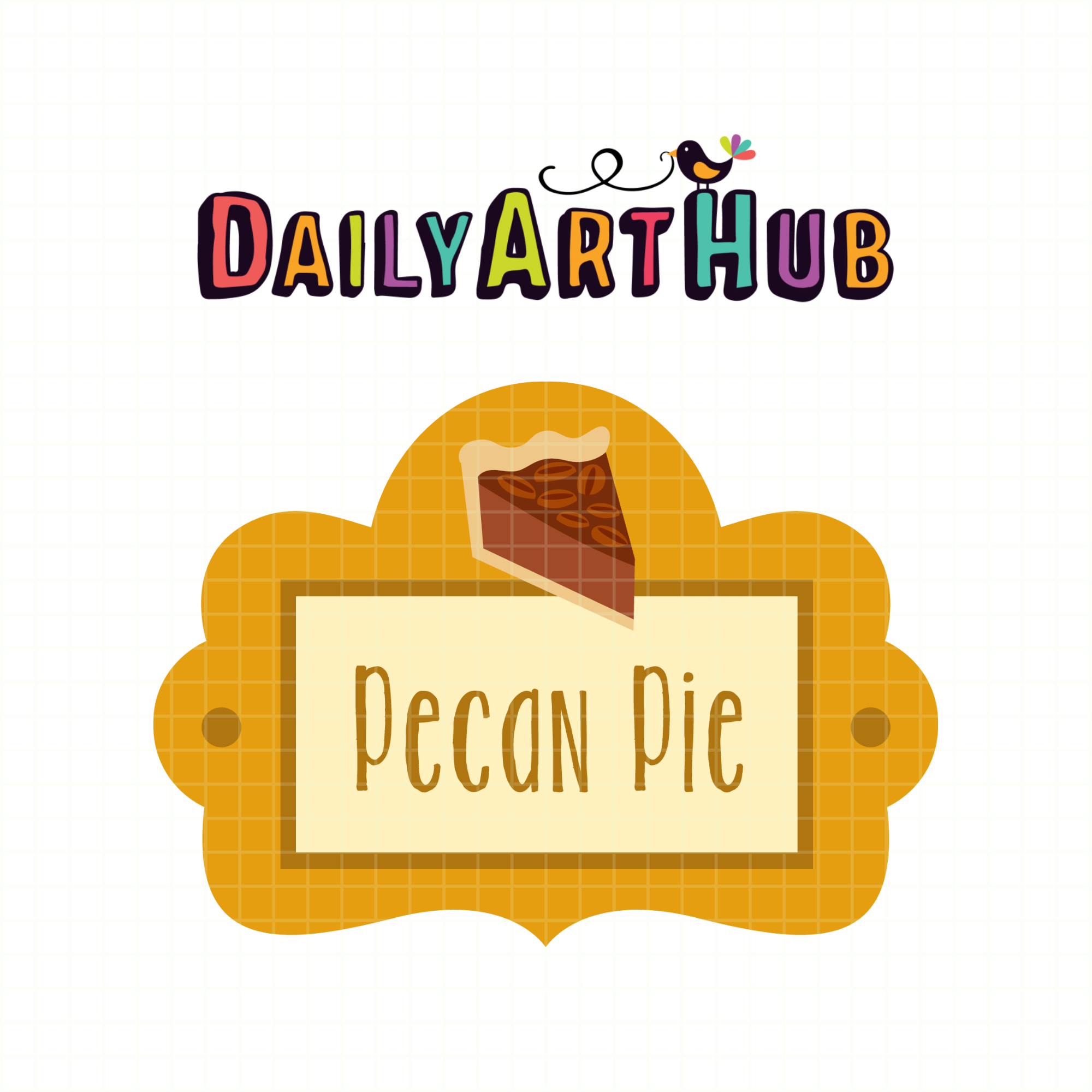 Pecan Pie Label Clip Art – Daily Art Hub // Graphics, Alphabets & SVG