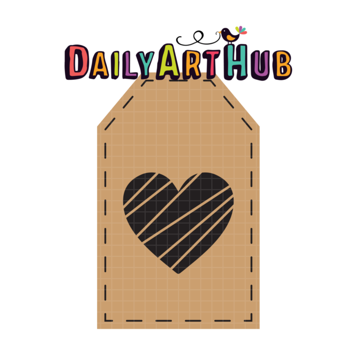 Heart Love Tag Clip Art