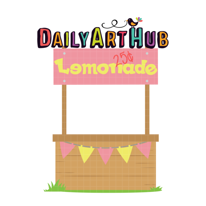 Plain Lemonade Stand Clip Art